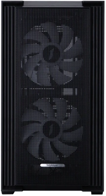 Корпус 1stPlayer AU6 ARGB Black AU6-BK-2FA7-14-2FA7R-1FA7