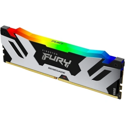 Модуль памяти DDR5 16Gb Kingston 6400 Fury Renegade Silver RGB KF564C32RSA-16