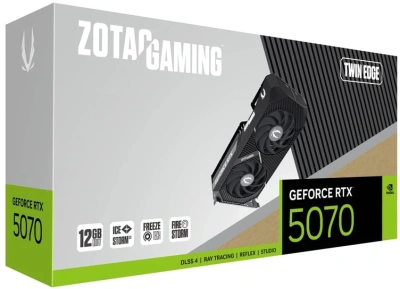 Видеокарта GeForce RTX 5070 12Gb Zotac Twin Edge ZT-B50700E-10P