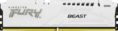 Модуль памяти DDR5 32Gb Kingston 5200 Fury Beast White KF552C40BW-32