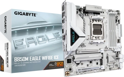 Материнская плата AM5 Gigabyte B850M Eagle WIFI6E ICE
