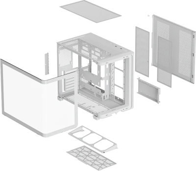 Корпус Xastra QR600 7ARGB C10-UC White
