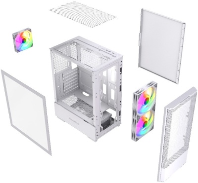 Корпус Powercase Mistral AY3W ARGB (CMAYW-A3)