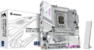 Материнская плата 1851 Gigabyte Z890M Aorus Elite WIFI7 ICE