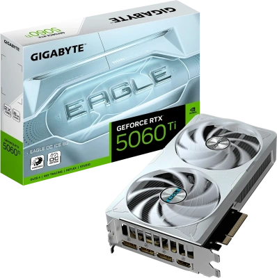 Видеокарта GeForce RTX 5060Ti 8Gb Gigabyte GV-N506TEAGLEOC ICE-8GD