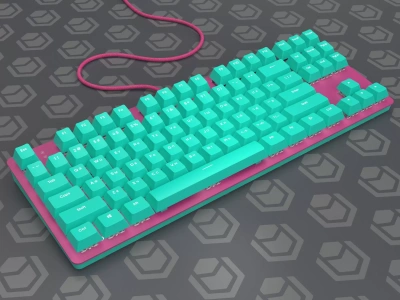 Клавиатура IO by Red Square Typex V2 Ice cream (G3ms Sapphire)