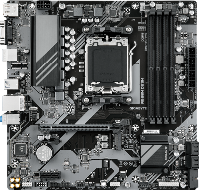 Материнская плата AM5 Gigabyte A620M DS3H