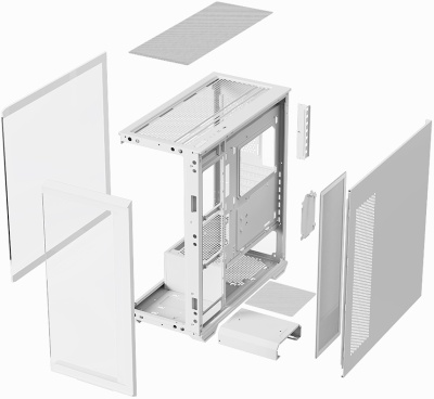 Корпус Xastra Q600 6ARGB-C10-UC White