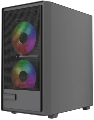 Корпус Powercase Mistral SM02 ARGB Black (CMMSM02B-A3)