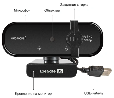 Веб-камера ExeGate BlackView C720