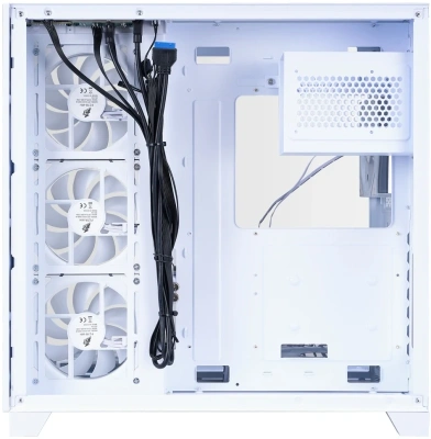 Корпус 1stPlayer Megaview MV8-TP ARGB White MV8-TP-WH-6FC7R-W-1FC7-W-HUB2