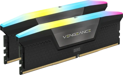Модуль памяти DDR5 64Gb (2x32Gb Kit) Corsair 6000 Vengeance RGB CMH64GX5M2B6000C38