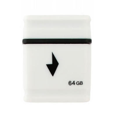 Флешка USB2 64Gb Gembird GFL-2.0-64mini White