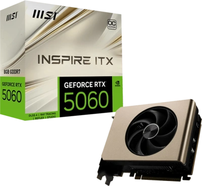 Видеокарта GeForce RTX 5060 8Gb MSI Inspire ITX OC
