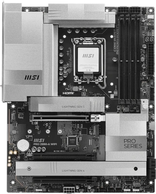 Материнская плата 1851 MSI Z890-A PRO WIFI