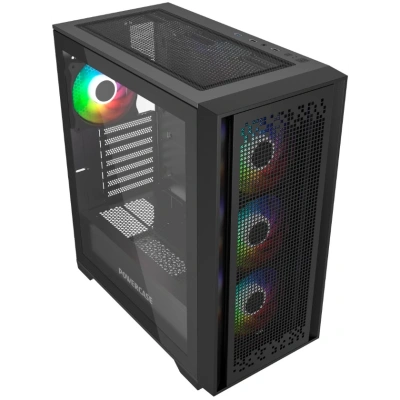 Корпус Powercase ByteFlow Black (CBFB-A4)