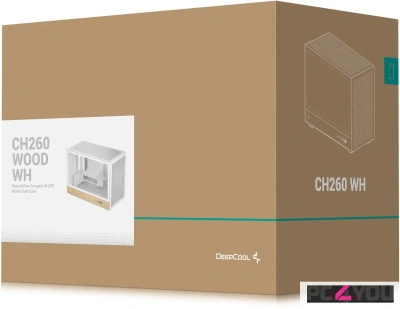 Корпус Deepcool CH260 Wood WH