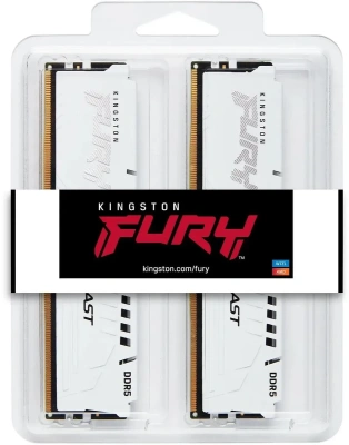 Модуль памяти DDR5 64Gb (2x32Gb Kit) Kingston 6000 Fury Beast KF560C30BWK2-64