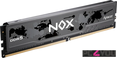 Модуль памяти DDR5 16Gb Apacer 6000 Nox AH5U16G60C622MBAA-1