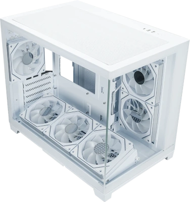 Корпус Xastra QW500M 6ARGB-C10-UC White QW500M-6FM12A-C10-UC-WH