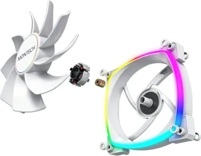 Вентилятор для корпуса 140mm Montech RX140 PWM Reverse White
