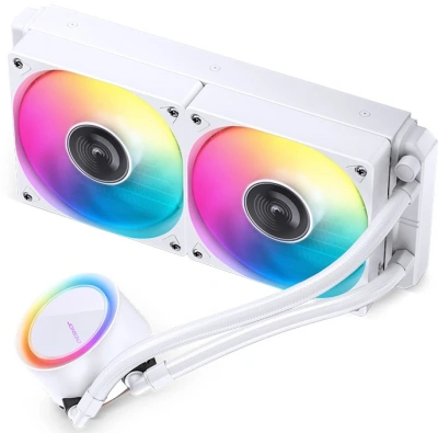 Водяное охлаждение Jonsbo TG-240 ARGB White