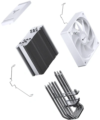 Кулер для процессора Jonsbo CR-1000 Max V2 ARGB White