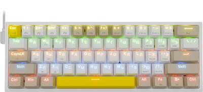 Клавиатура Redragon FIZZ RAINBOW K617WGY-R Melt-gold