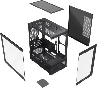 Корпус Powercase Vision Micro M2 Black (CVMBM2-L0)