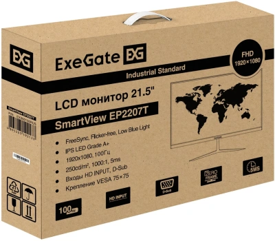 Монитор 21.5" ExeGate SmartView EP2207T EX300130RUS
