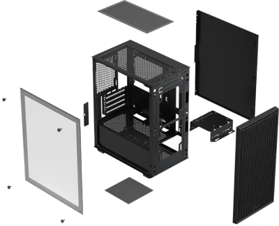 Корпус Xastra A307M 3BK Black