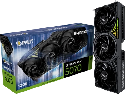 Видеокарта GeForce RTX 5070 12Gb Palit GamingPro NE75070019K9-GB2050A