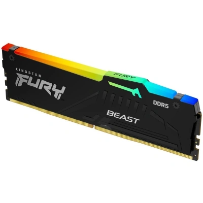 Модуль памяти DDR5 32Gb Kingston 6000 Fury Beast RGB KF560C36BBEA-32