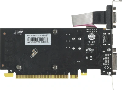 Видеокарта GeForce GT610 2Gb AFox AF610-2048D3L5-V3