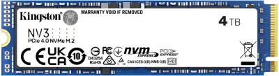 Накопитель SSD M2 4Tb Kingston NV3 SNV3S/4000G