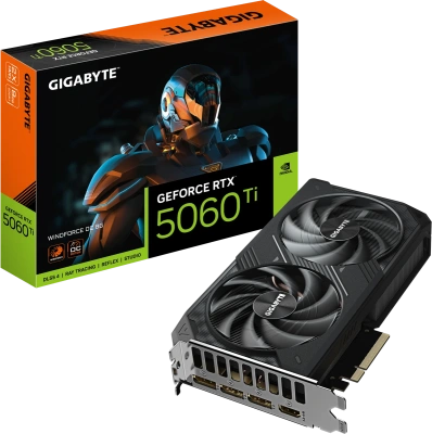 Видеокарта GeForce RTX 5060Ti 8Gb Gigabyte GV-N506TWF2OC-8GD