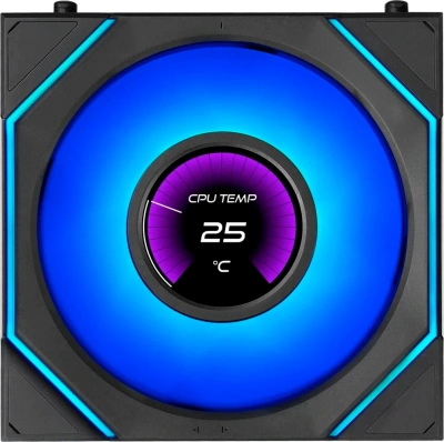 Вентилятор для корпуса 120mm Lian Li UNI FAN SL INF LCD Flex 120 Reverse Blade 12RSLIND1F3B Black