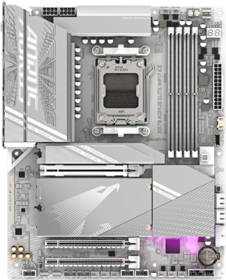 Материнская плата AM5 Gigabyte X870 Aorus Elite WIFI7 ICE