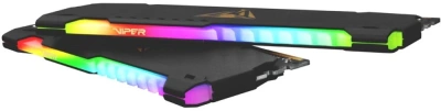 Модуль памяти DDR4 16Gb Patriot 3600 Viper Steel RGB PVSR416G360C0K (2x8Gb Kit)