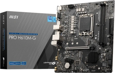 Материнская плата 1700 MSI H610M-G PRO DDR5