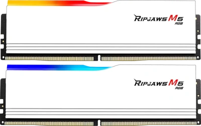 Модуль памяти DDR5 64Gb G.Skill 6000 Ripjaws M5 RGB F5-6000J3238G32GX2-RM5RW (2x32Gb Kit)