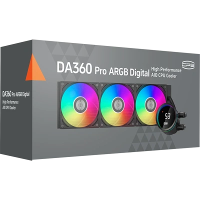 Водяное охлаждение PCCooler DA360 Pro ARGB Digital BK