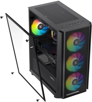 Корпус Xastra A402M 4ARGB-C6 Black