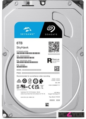 Жесткий диск 6000Gb Seagate SkyHawk ST6000VX009