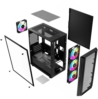 Корпус Xastra A402M 4ARGB-C6 Black
