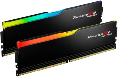 Модуль памяти DDR5 64Gb (2x32Gb Kit) G.Skill 6000 Ripjaws M5 NEO RGB F5-6000J3636F32GX2-RM5NRK