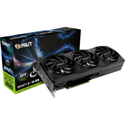 Видеокарта GeForce RTX 4070Ti Super 16Gb Palit Infinity 3 OC NED47TSS19T2-1043S