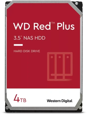 Жесткий диск 4000Gb WD Red Plus WD40EFPX