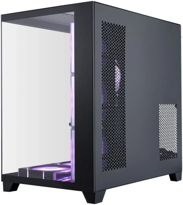 Корпус 1stPlayer Megaview MV8-TP ARGB Black MV8-TP-BK-6FC7R-1FC7-HUB2