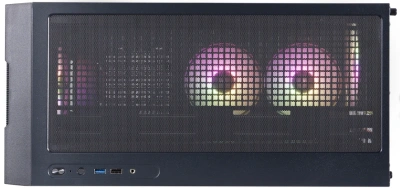 Корпус 1stPlayer AU7 ARGB Black AU7-BK-2FA7-14-2FA7R-1FA7